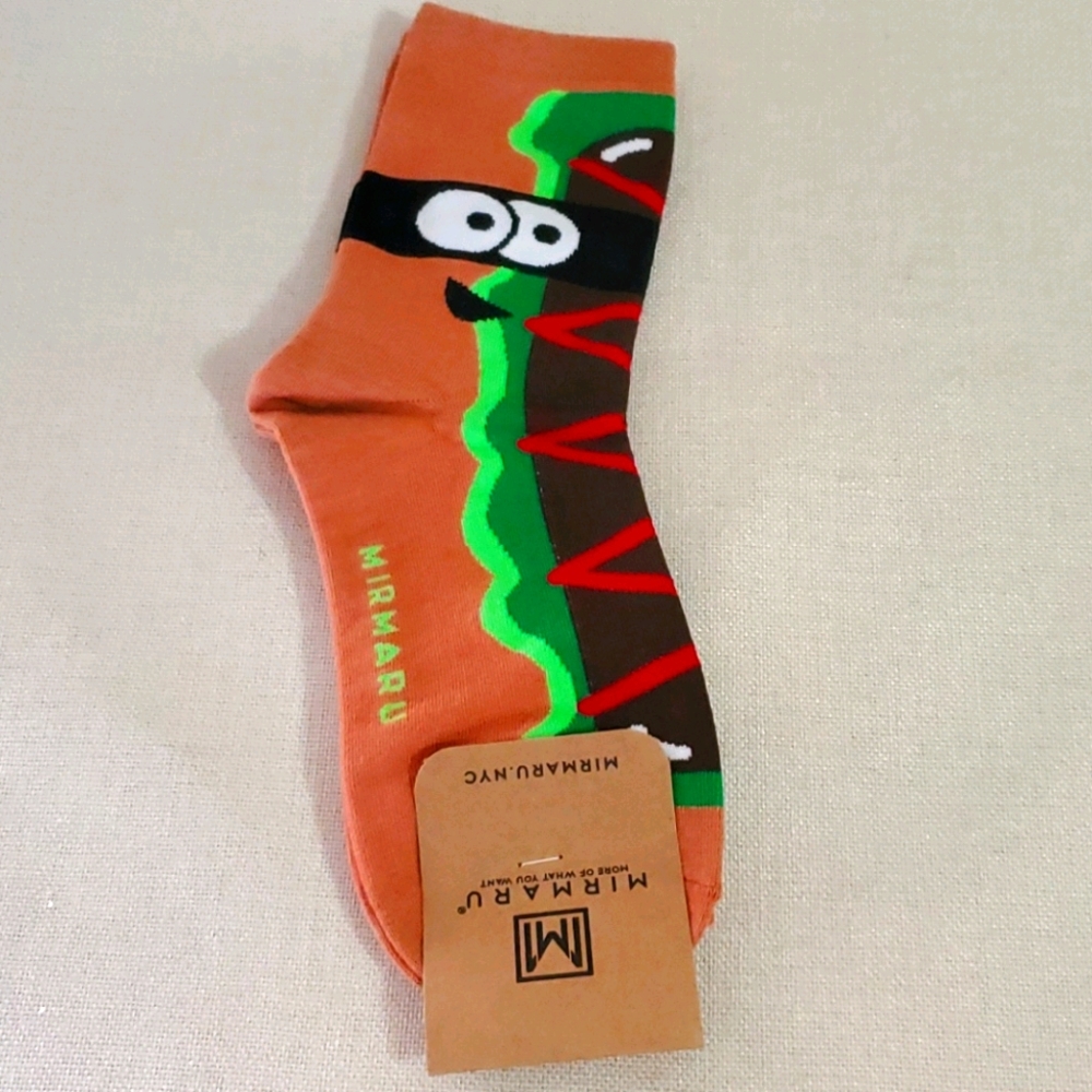 Hot Dog Socks NWT B